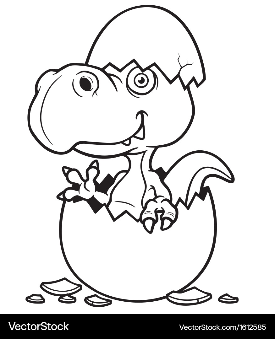 Cartoon dinosaur baby Vector Images \u0026 Graphics for Commercial Use |  VectorStock, image size:875x1080