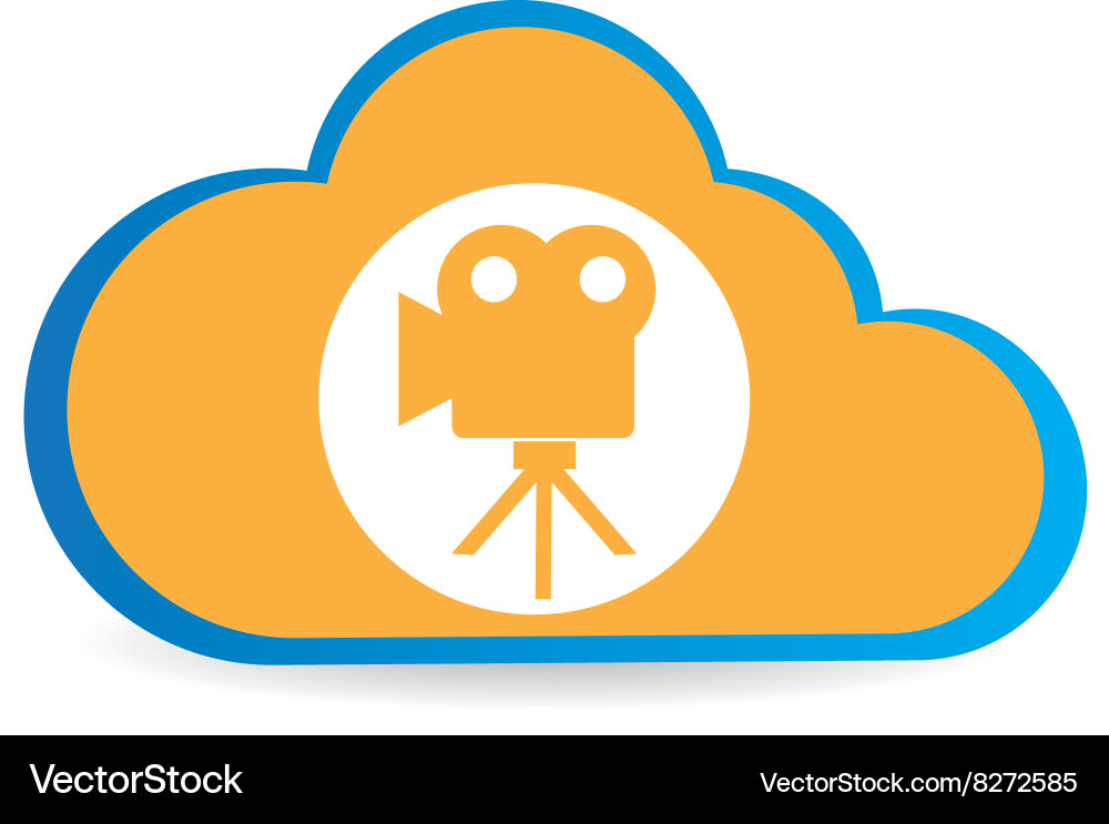 Cloud computing Vector Image