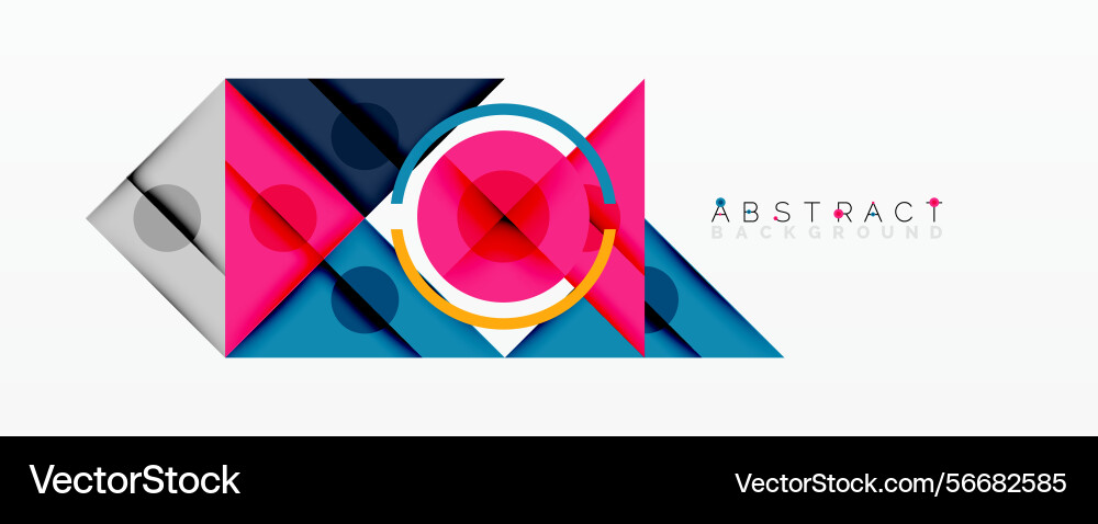 Modern abstract design geometric shapes overlap Modern abstract design geometric shapes overlap Vector Image