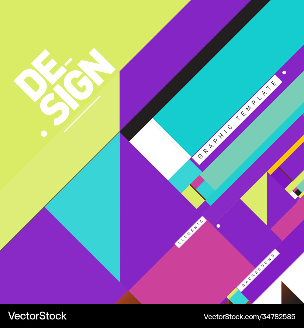 Modern colorful background material design Vector Image