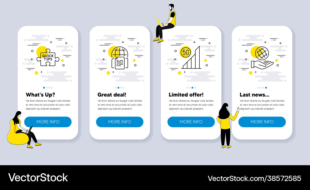 Set science icons related to internet Set science icons related to internet vector image