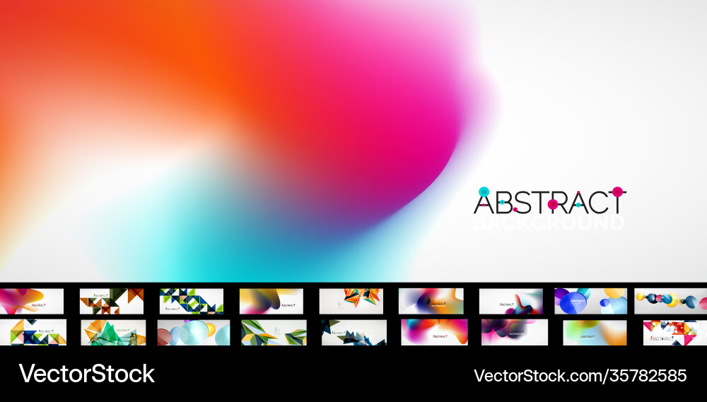 Various simple minimal backgrounds collection Various simple minimal backgrounds collection Vector Image