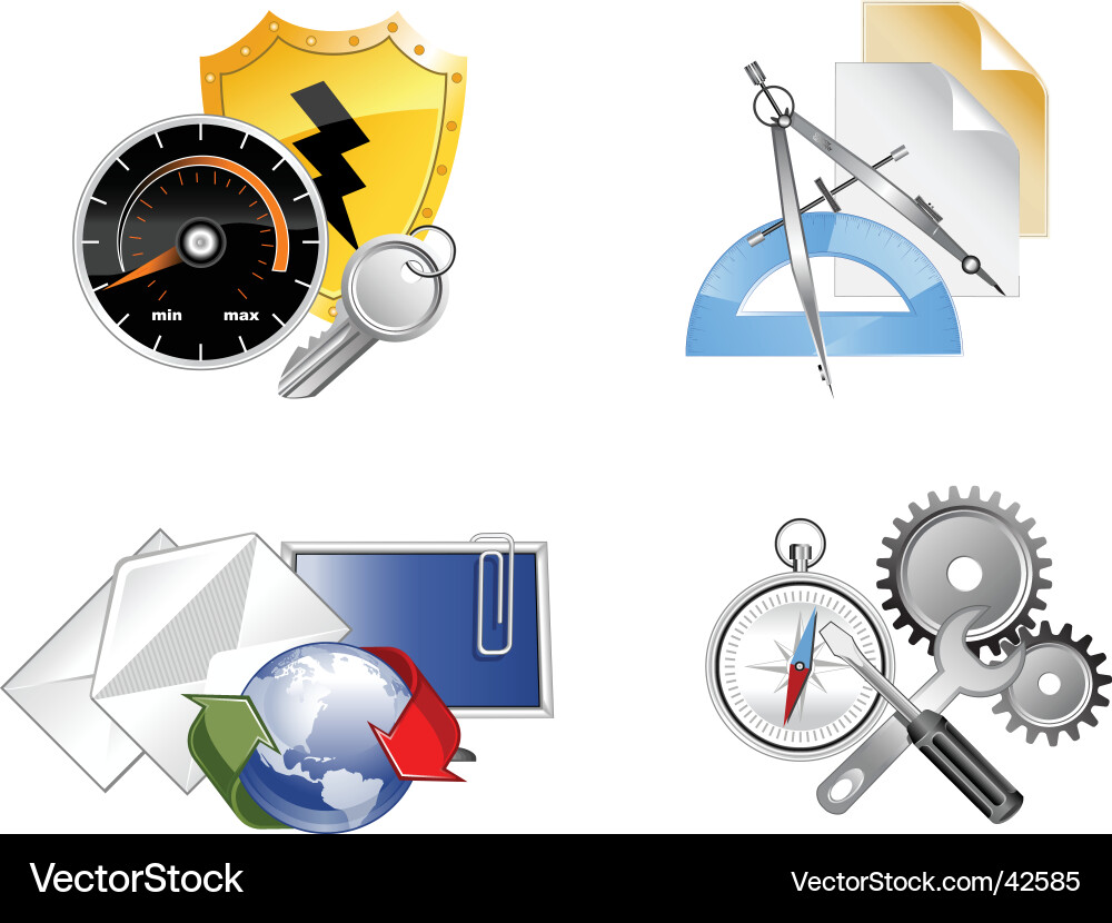 Web Icon Collection vector image