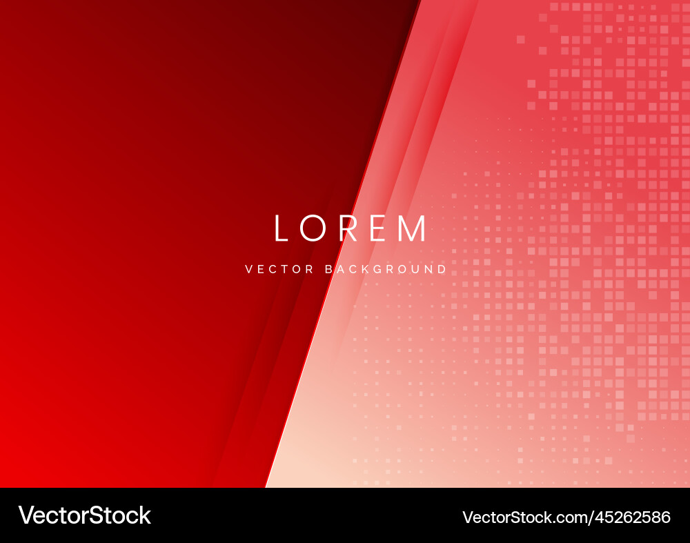 Abstract 3d red background with overlap layer Abstract 3d red background with overlap layer vector image