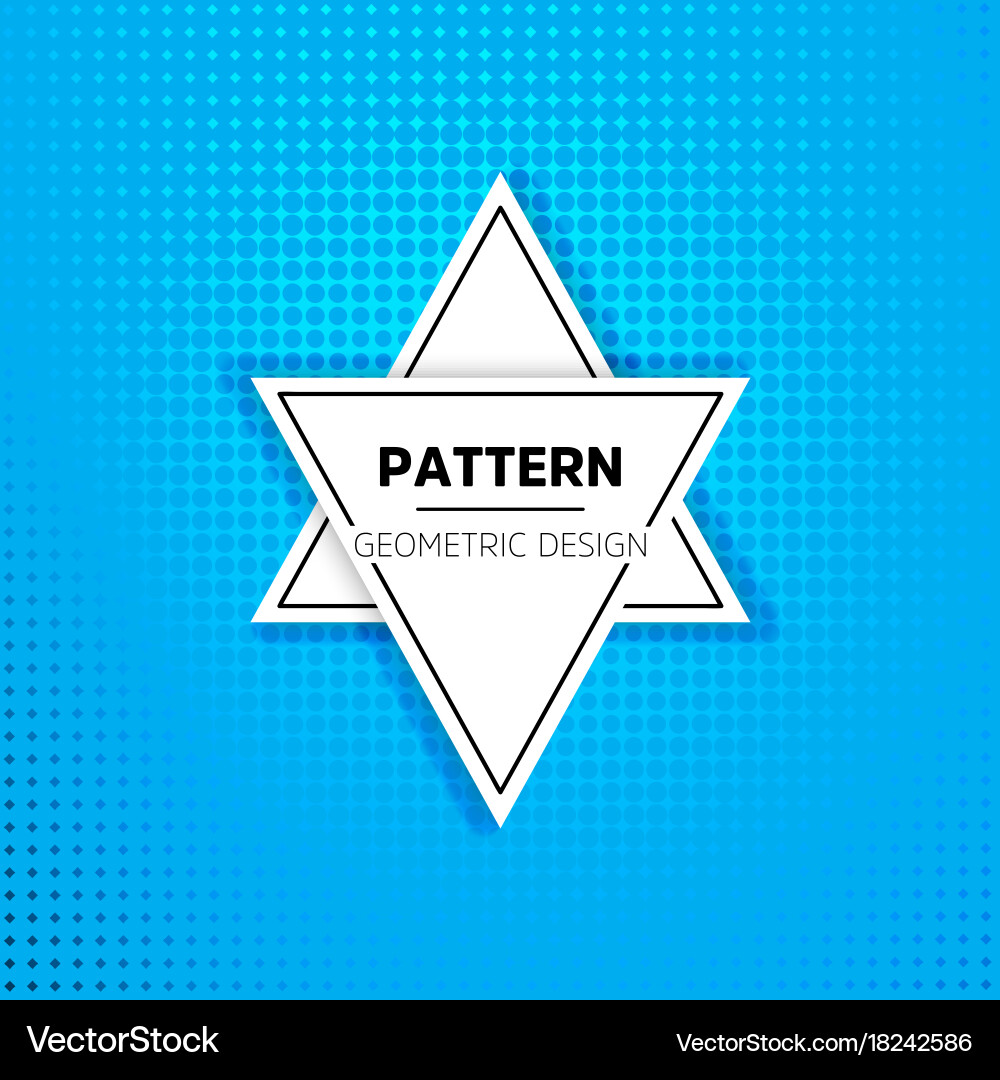 Background abstract polygon triangle vector image