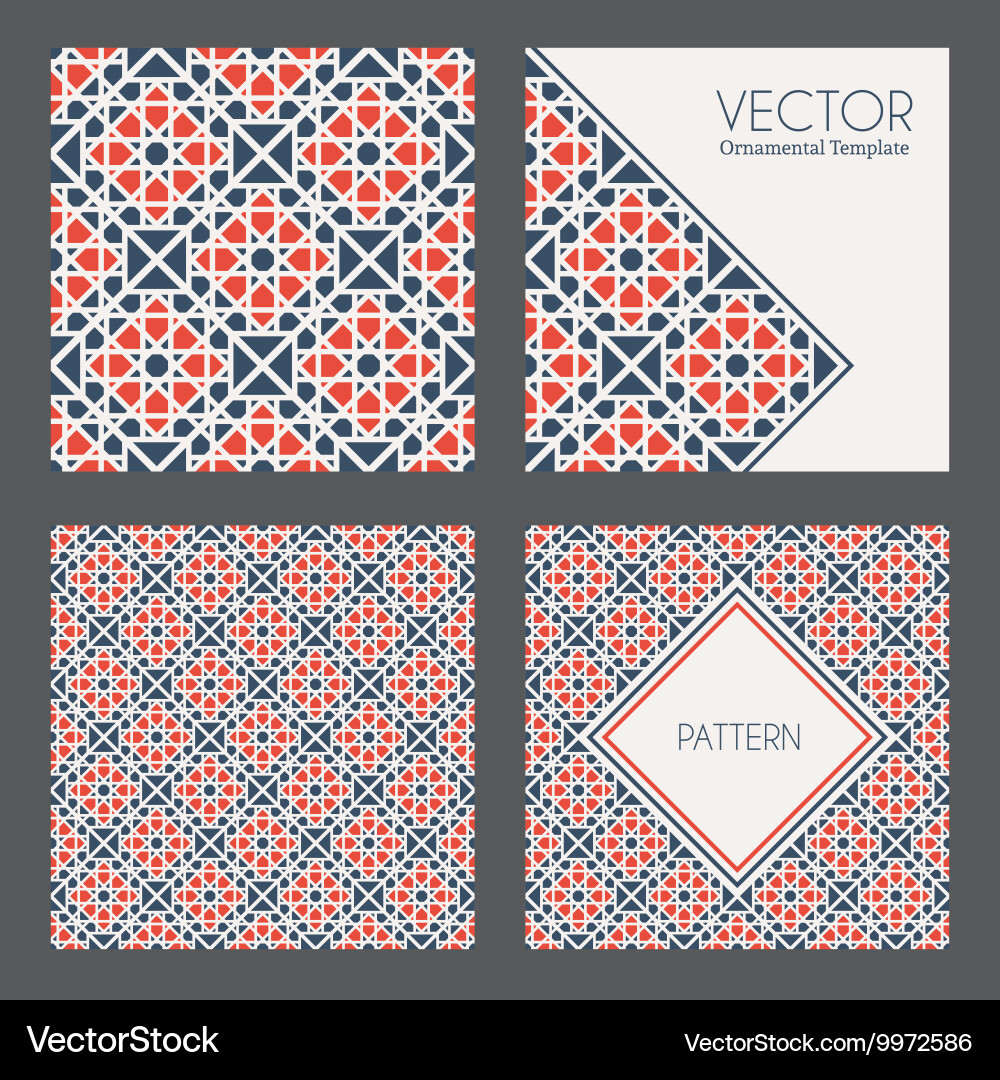 Geometric patterns Vector Image