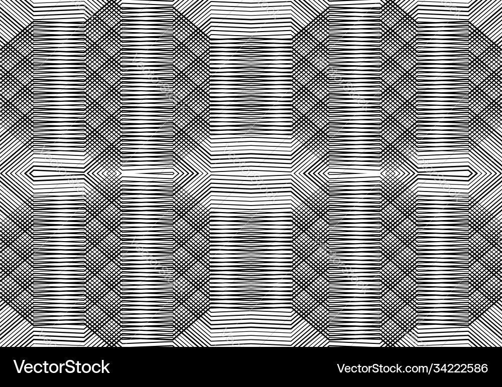 Repeatable and tileable grid mesh zig-zag Repeatable and tileable grid mesh zig-zag vector image