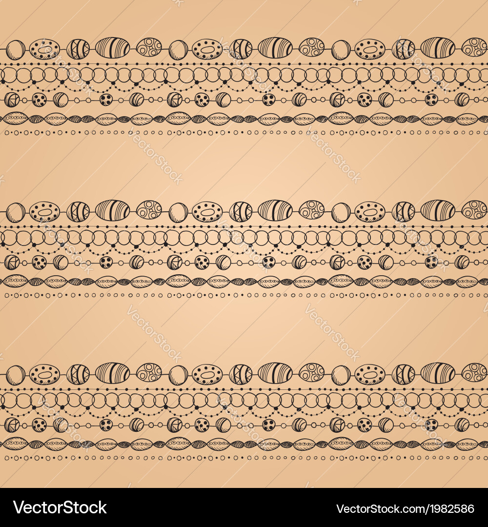 Seamless pattern with lacy design vector image