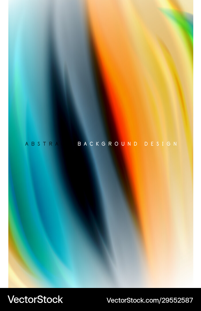 Abstract background - fluid color gradient waves Abstract background - fluid color gradient waves Vector Image