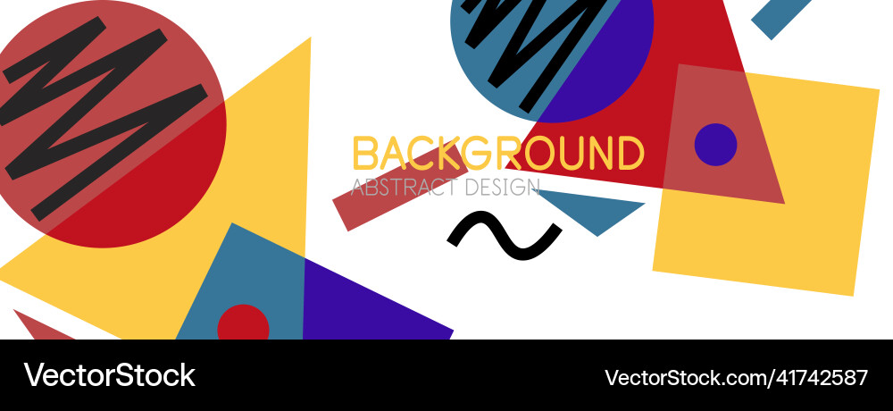 Abstract background with blocks lines geometric Abstract background with blocks lines geometric vector image