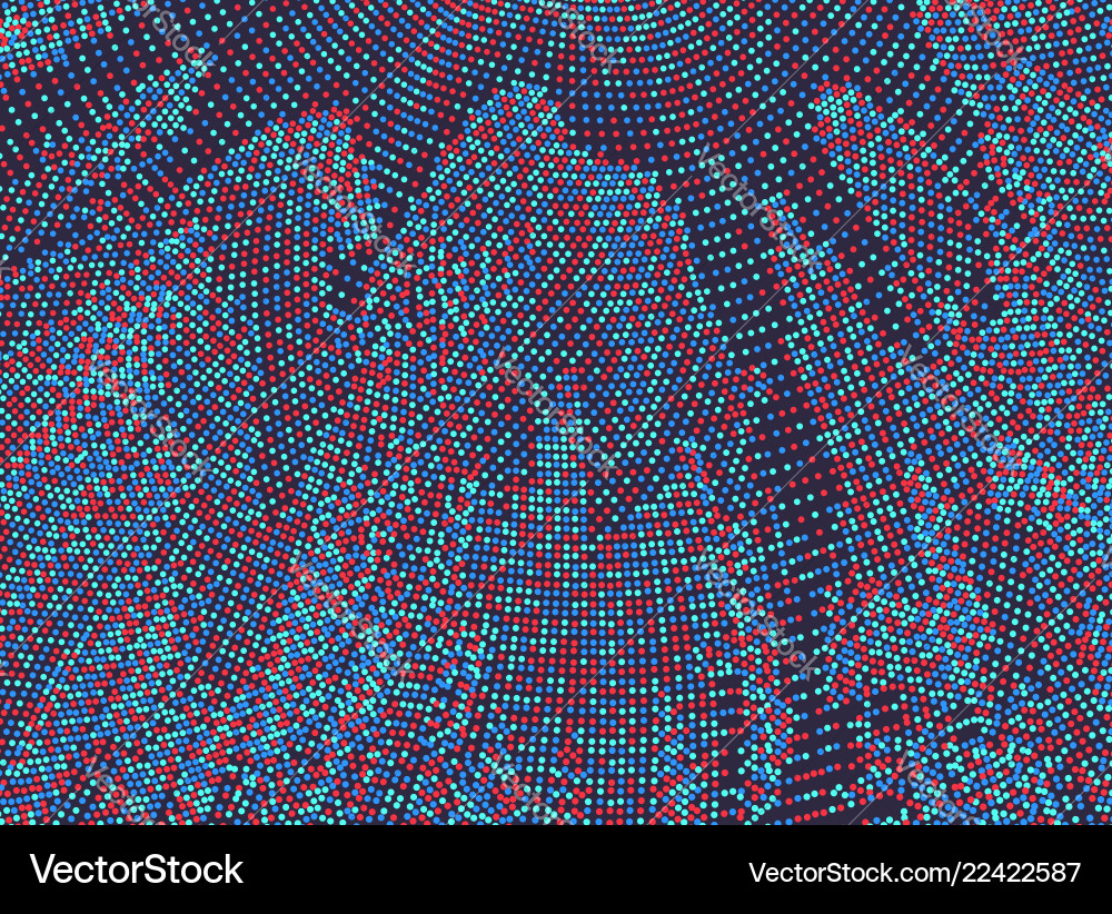 Abstract background with color circles Vector Image