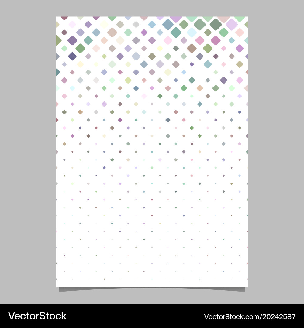 Abstract diagonal rounded square pattern vector image