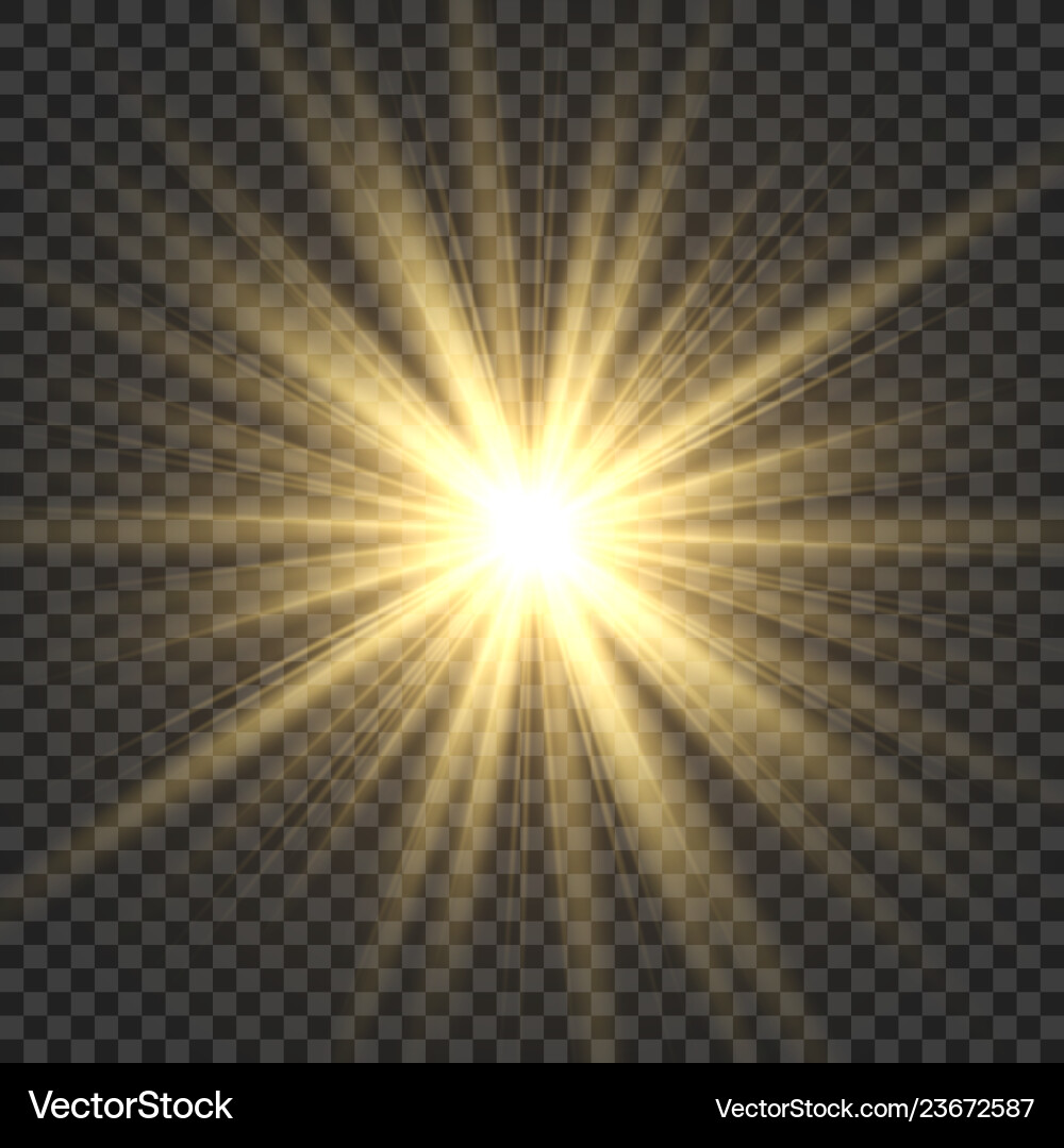 Abstract Sun Ray Glow vector image