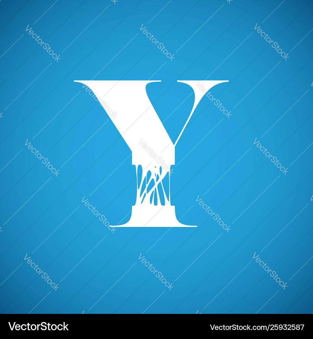 Flexy character from a typeset Vector Image