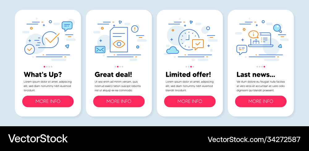 Set business icons such as checkbox view Set business icons such as checkbox view vector image