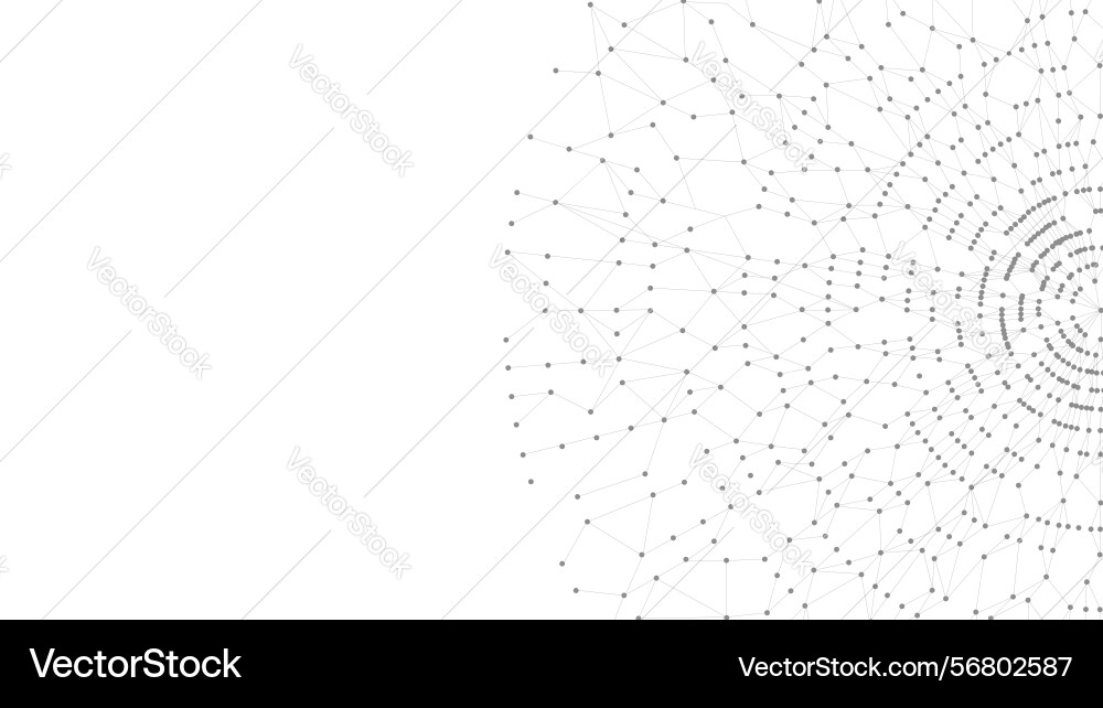 Technology abstract background dots connected Technology abstract background dots connected vector image
