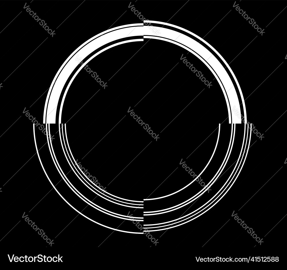 Abstract gui ui geometric circle element Abstract gui ui geometric circle element vector image