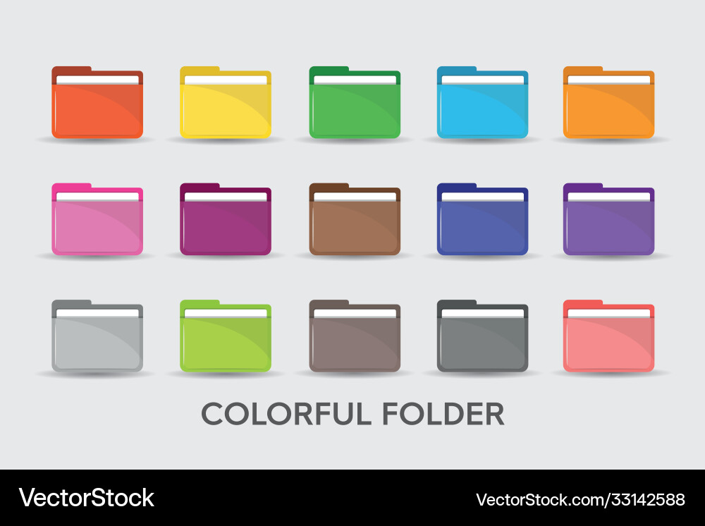Star session folder. Разноцветные иконки папок. colored folder icons. many folders icon.