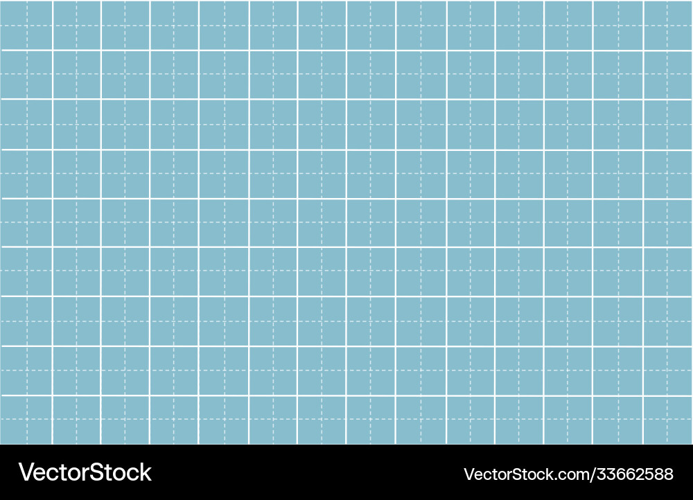 Dashed line grid paper background Dashed line grid paper background vector image