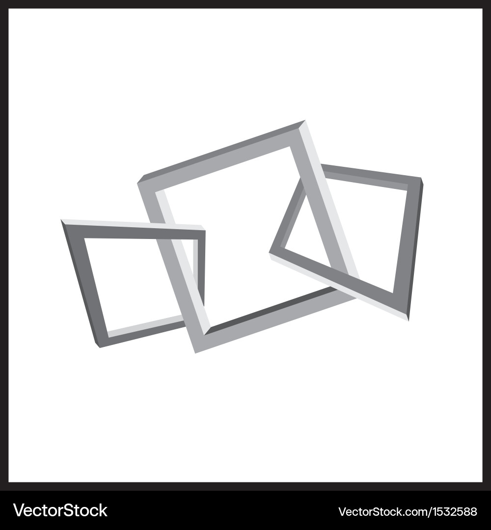 Geometric Frame Pattern vector image