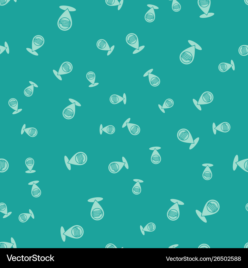 Green map pointer with coliseum in rome italy Vector Image