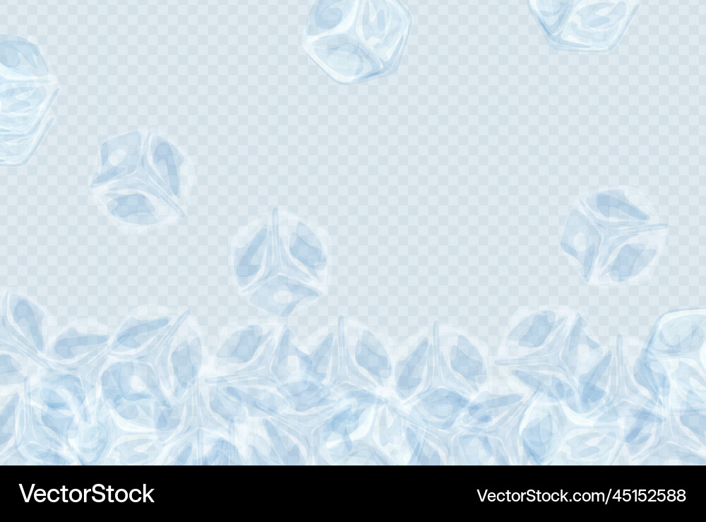 Ice block set Ice block set vector image