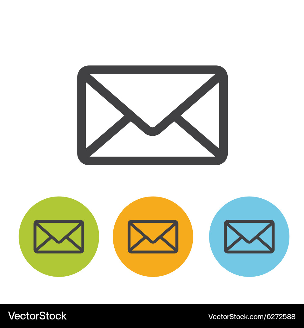 Mail icon Royalty Free Vector Image - VectorStock