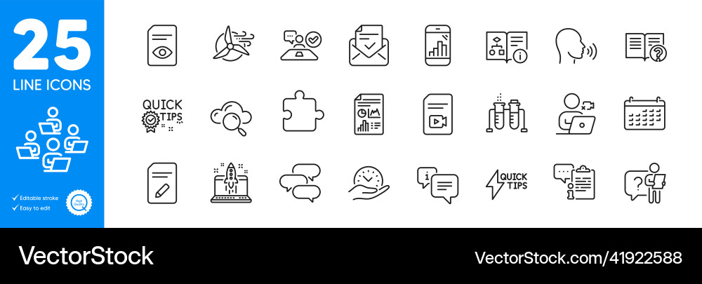 Outline-Symbole setzen technischen Algorithmus schnellstart Outline-Symbole setzen technischen Algorithmus schnellstart vektorbild