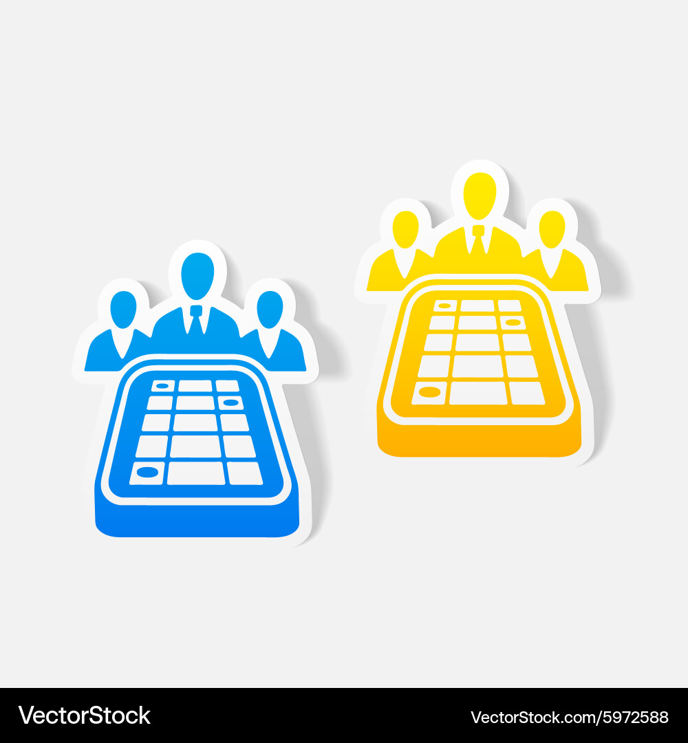 Realistic design element game craps vector image