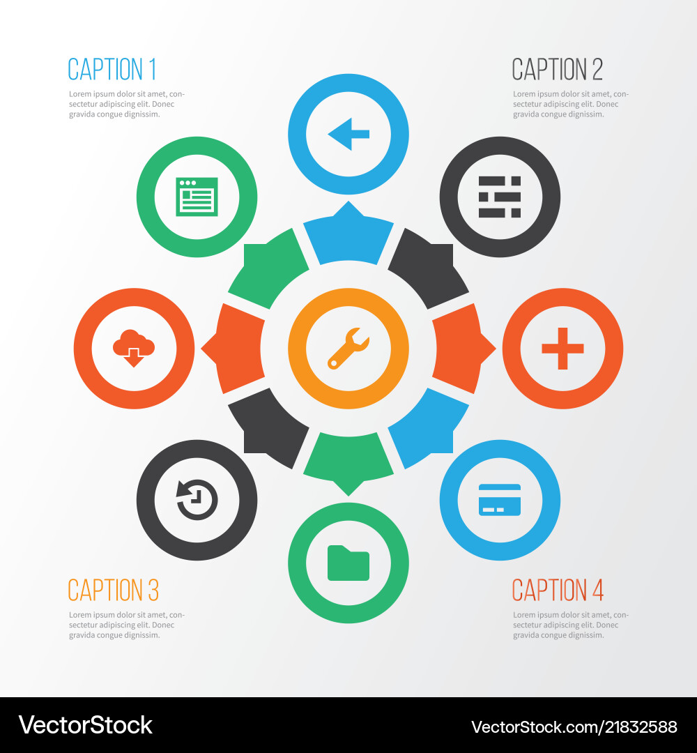 User icons set with add history back and other User icons set with add history back and other Vector Image