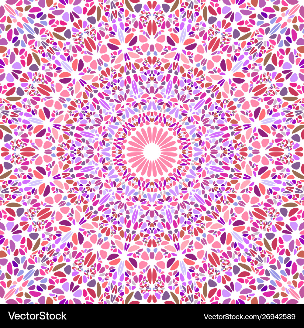 Abstract oriental dynamic circular mosaic pattern Abstract oriental dynamic circular mosaic pattern Vector Image