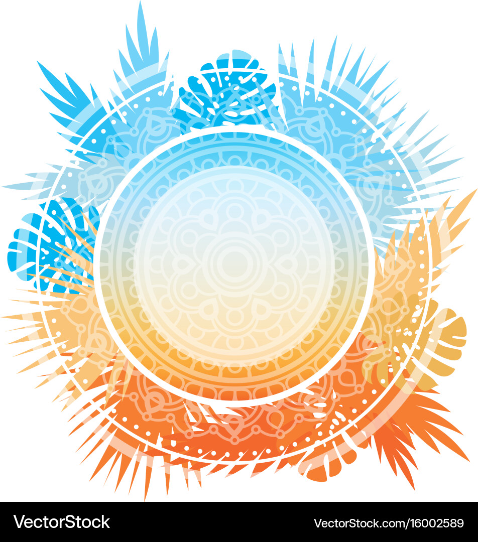Abstract template with gradient backgrounds vector image