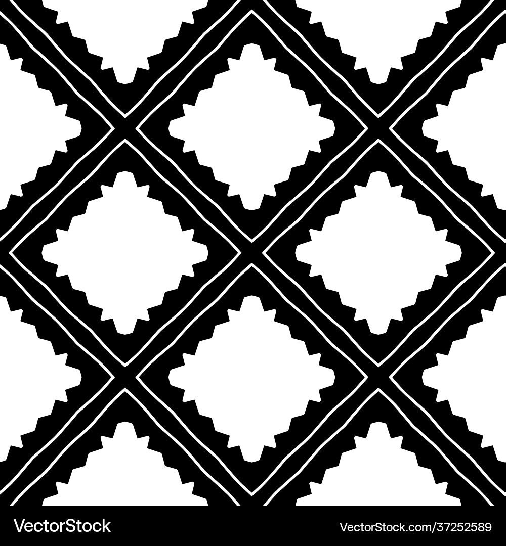 Geometric pattern with triangular elements vector image