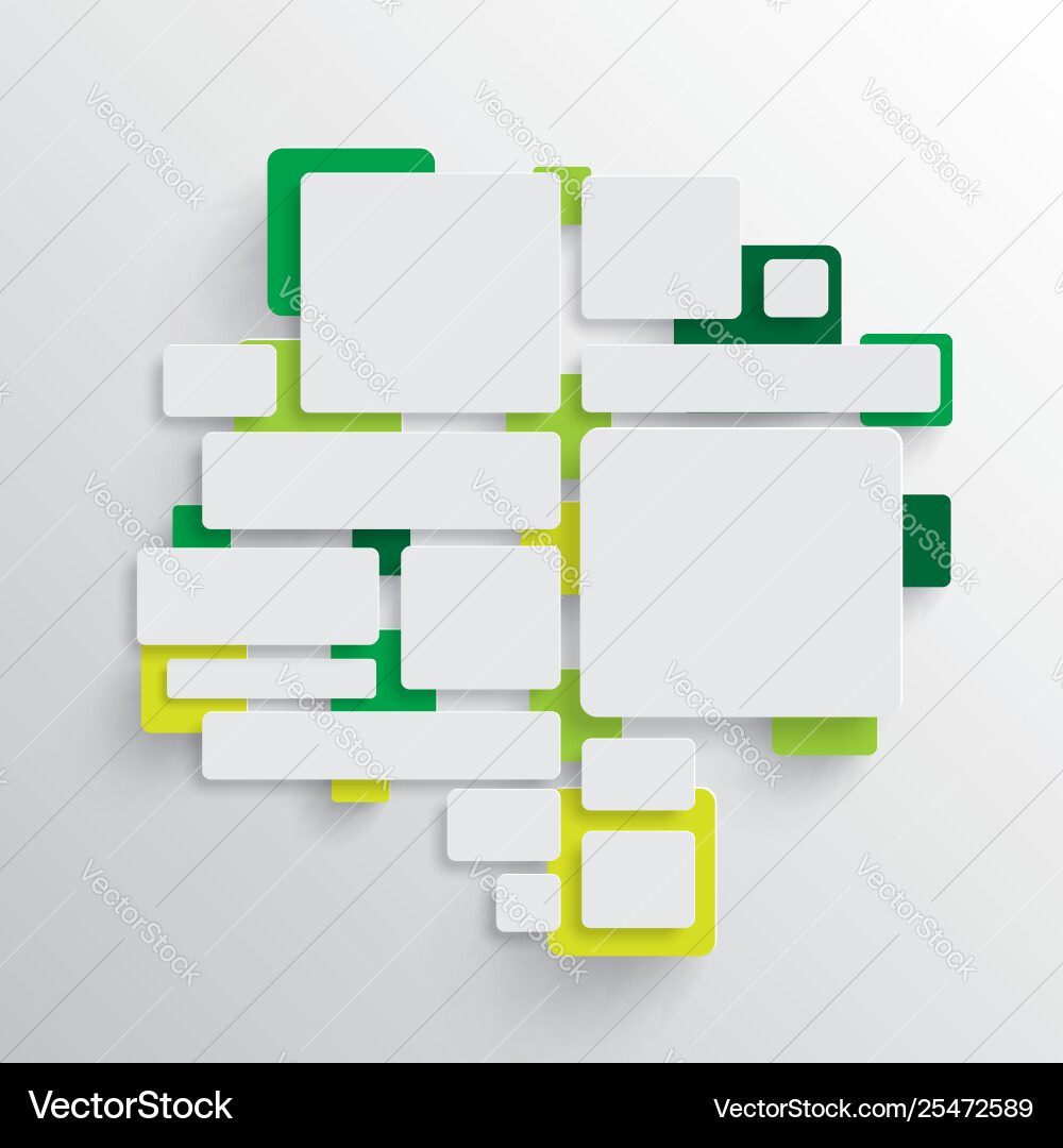 Rounded shape with shadow and colorful circle Rounded shape with shadow and colorful circle vector image