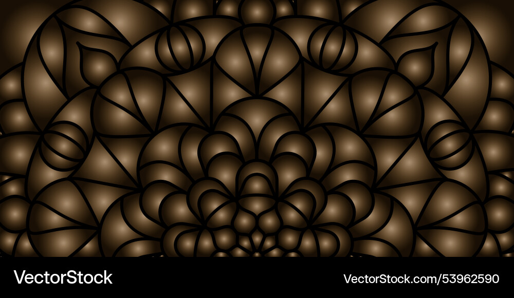 Abstract pattern of gradient shapes colorful Vector Image