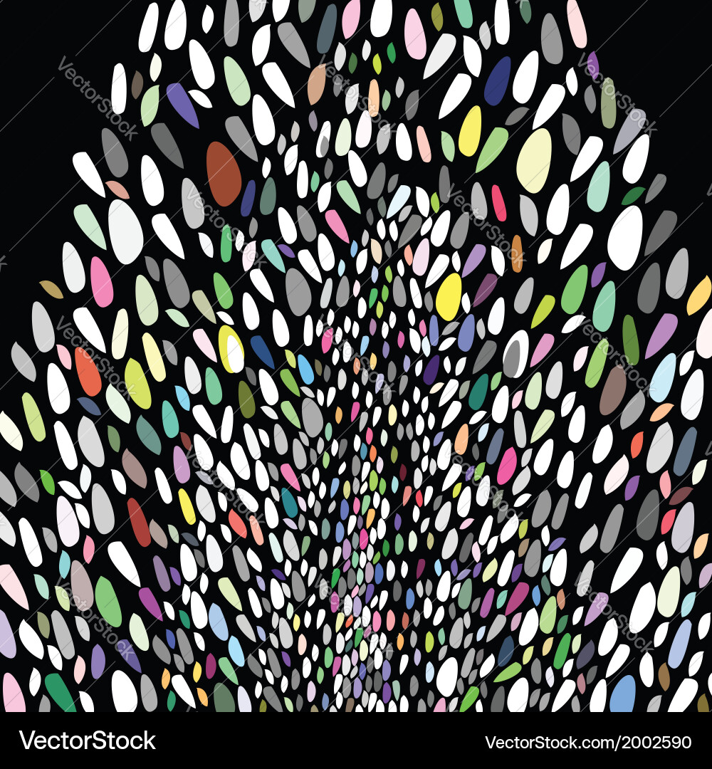 Abstract pattern with colorful elements vector image