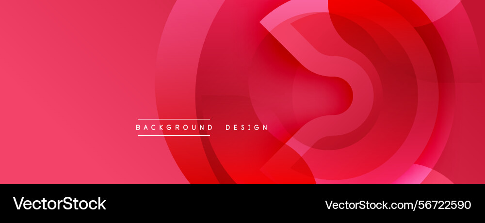Abstract red design features layered circular Abstract red design features layered circular vector image