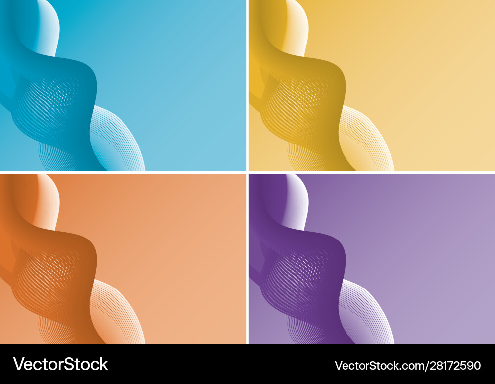 Background template with abstract patterns vector image