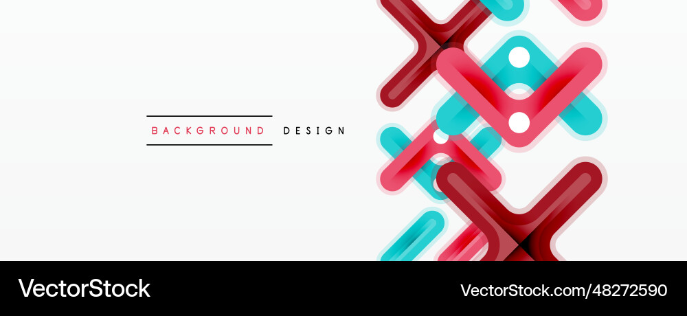Cross line background minimal geometric template Cross line background minimal geometric template vector image