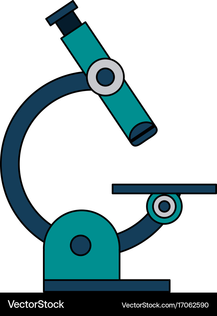 Microscope science icon image Vector Image