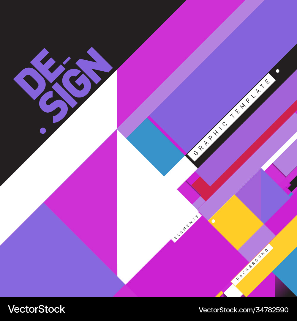 Modern colorful background material design Vector Image