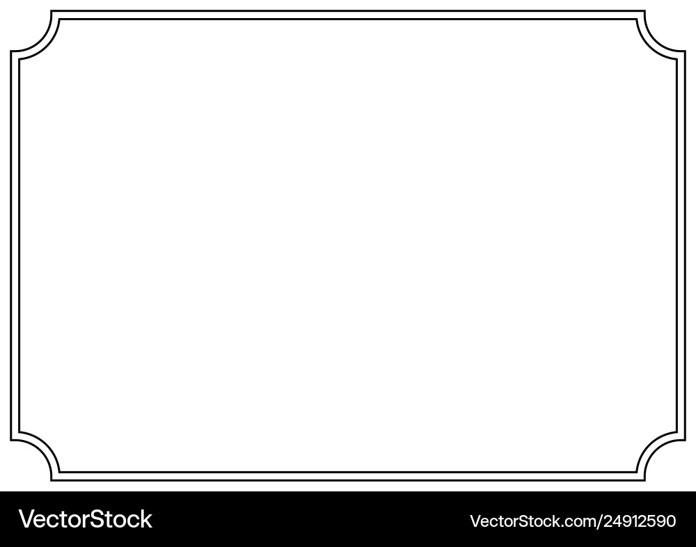 Page border a4 design for project vector image