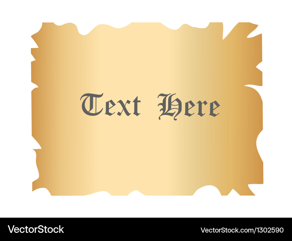 Paper scroll Vector Image