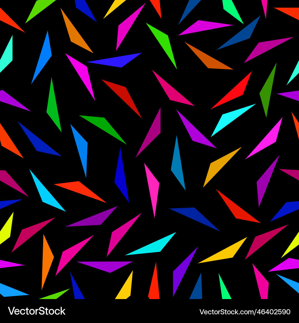 Seamless pattern background of triangles modern Vector Image