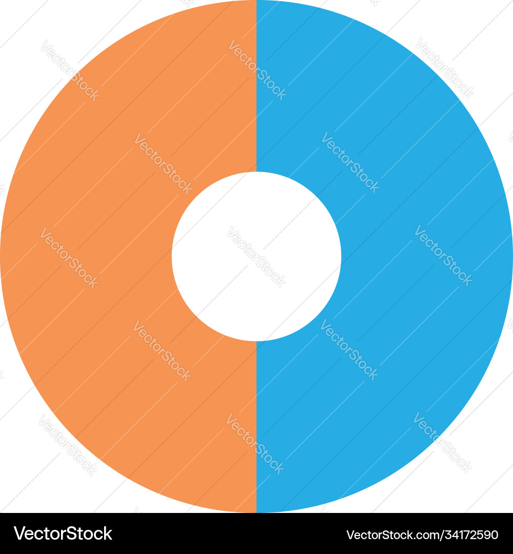 Segmented circles from 2 to 20 parts circular Segmented circles from 2 to 20 parts circular Vector Image