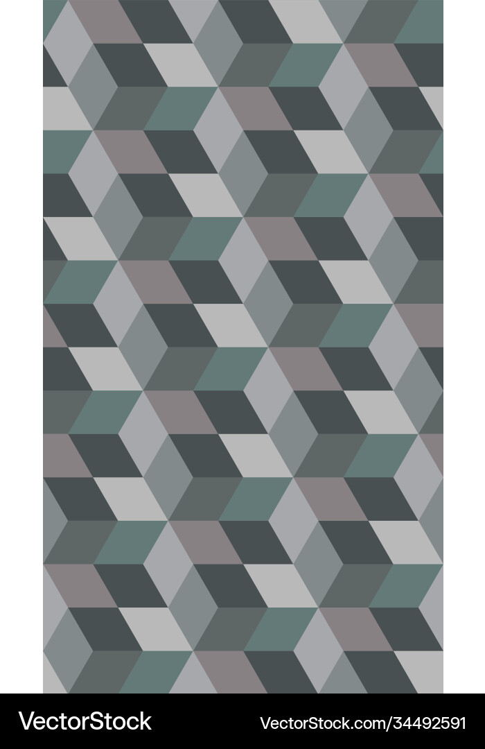 Seamless background with geometric cube shape Seamless background with geometric cube shape vector image