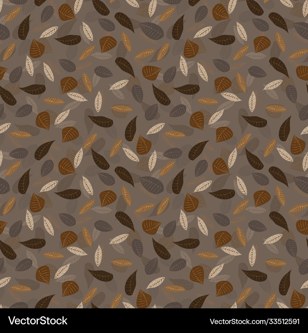 Seamless repeating autumn pattern twigs Seamless repeating autumn pattern twigs vector image