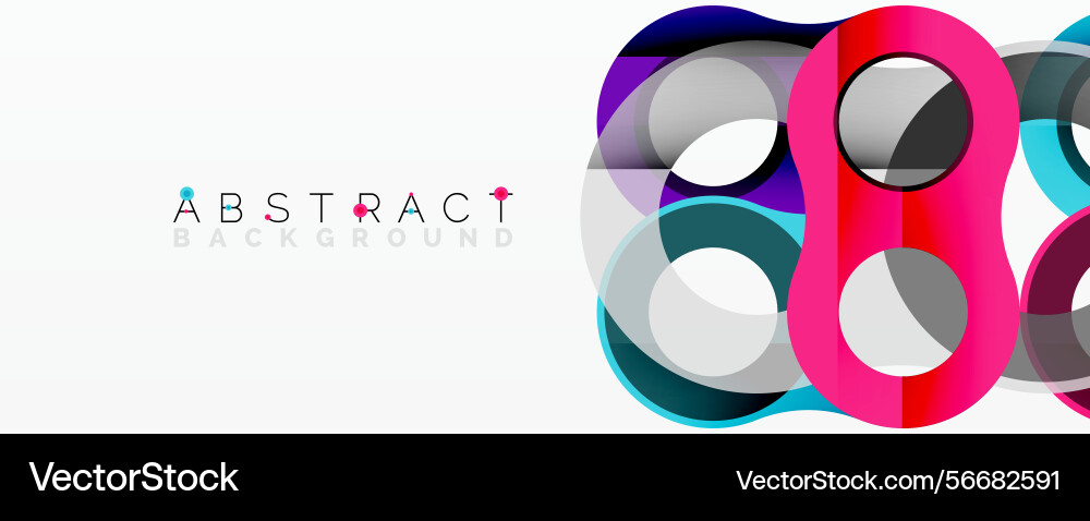 Vibrant abstract design features overlapping Vibrant abstract design features overlapping vector image