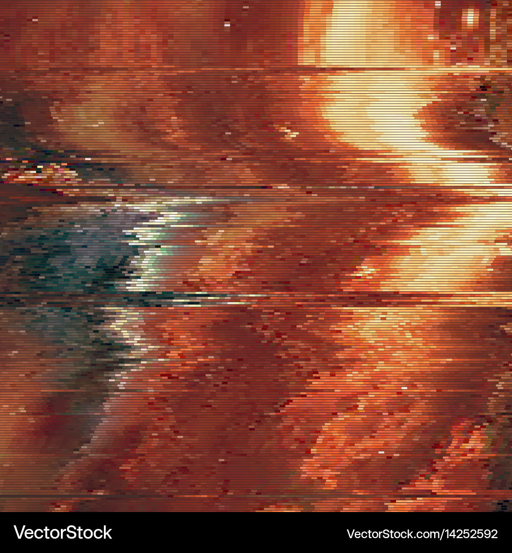 Glitch background digital image data vector image