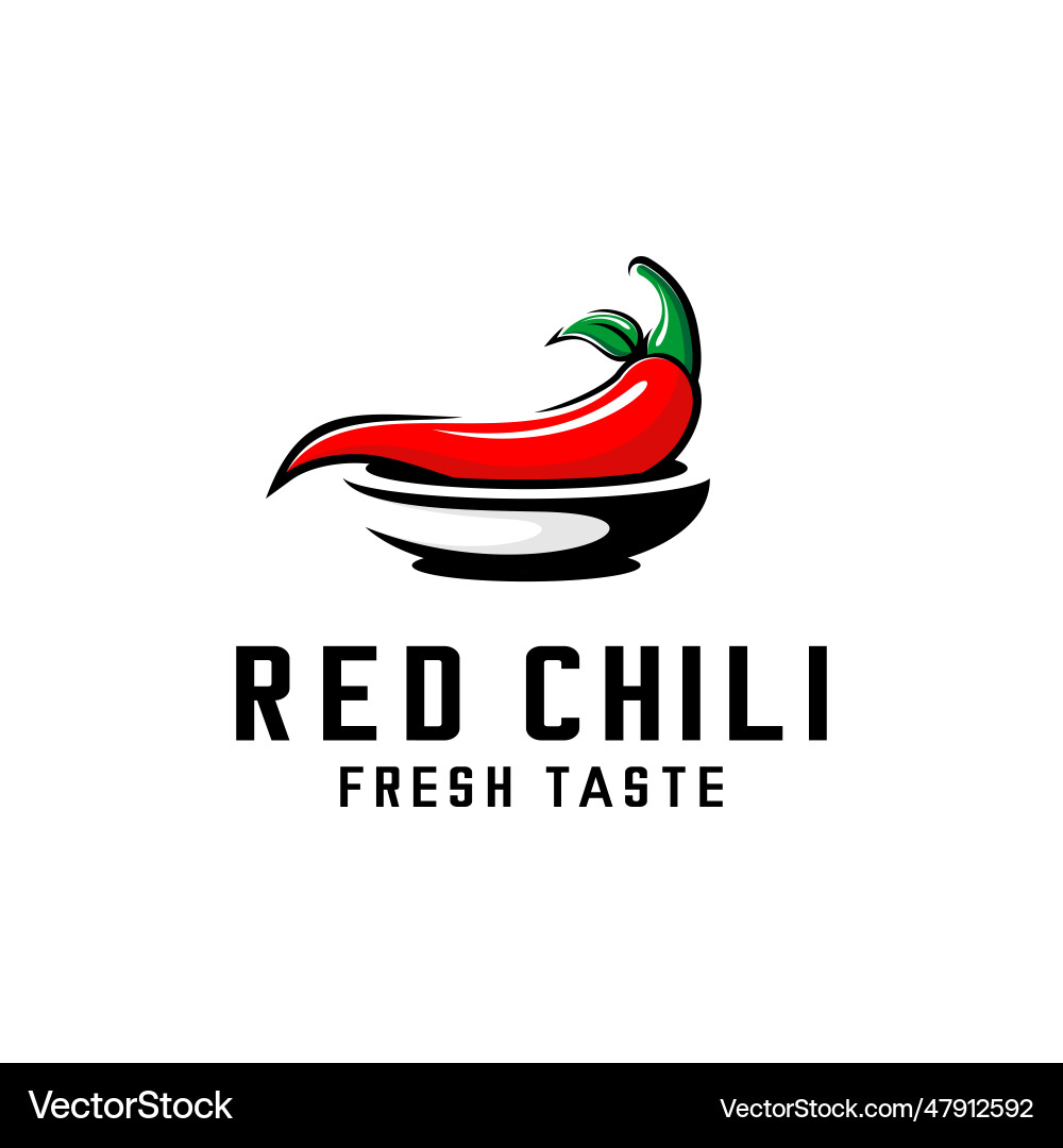 Red chili shop Royalty Free Vector Image VectorStock